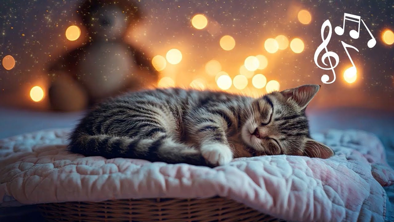 💤 Calming Night Lullaby Music For Cats And Kittens With Anxiety And Gentle Dreams 💤