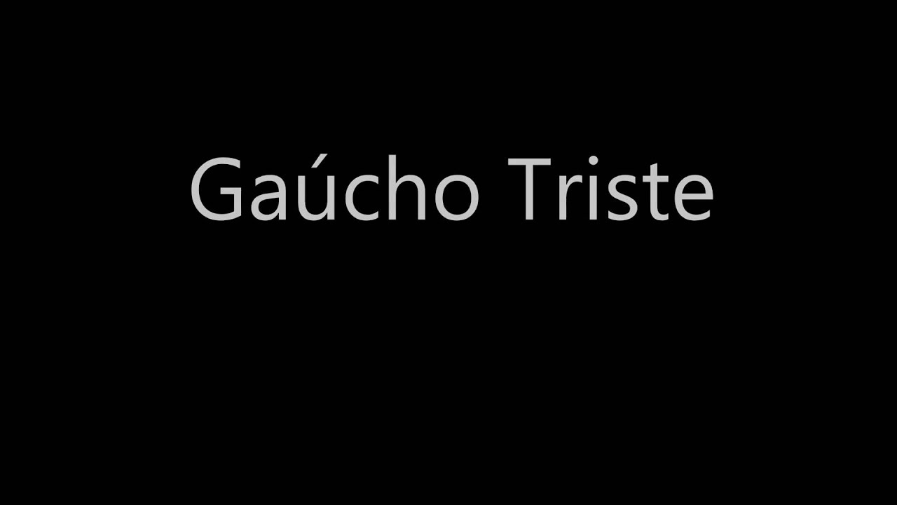 Jandico & Janoto - Ga&uacute;cho Triste