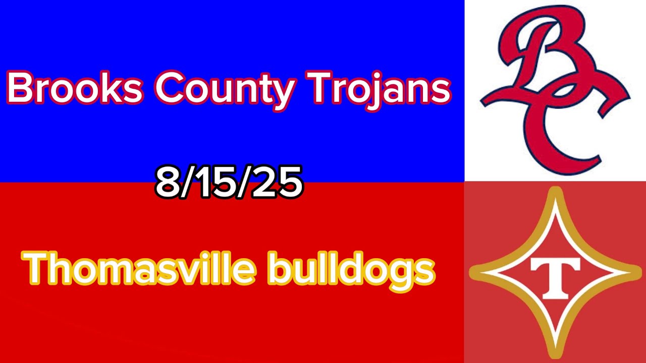 Brooks county Vs Thomasville week 1 2025