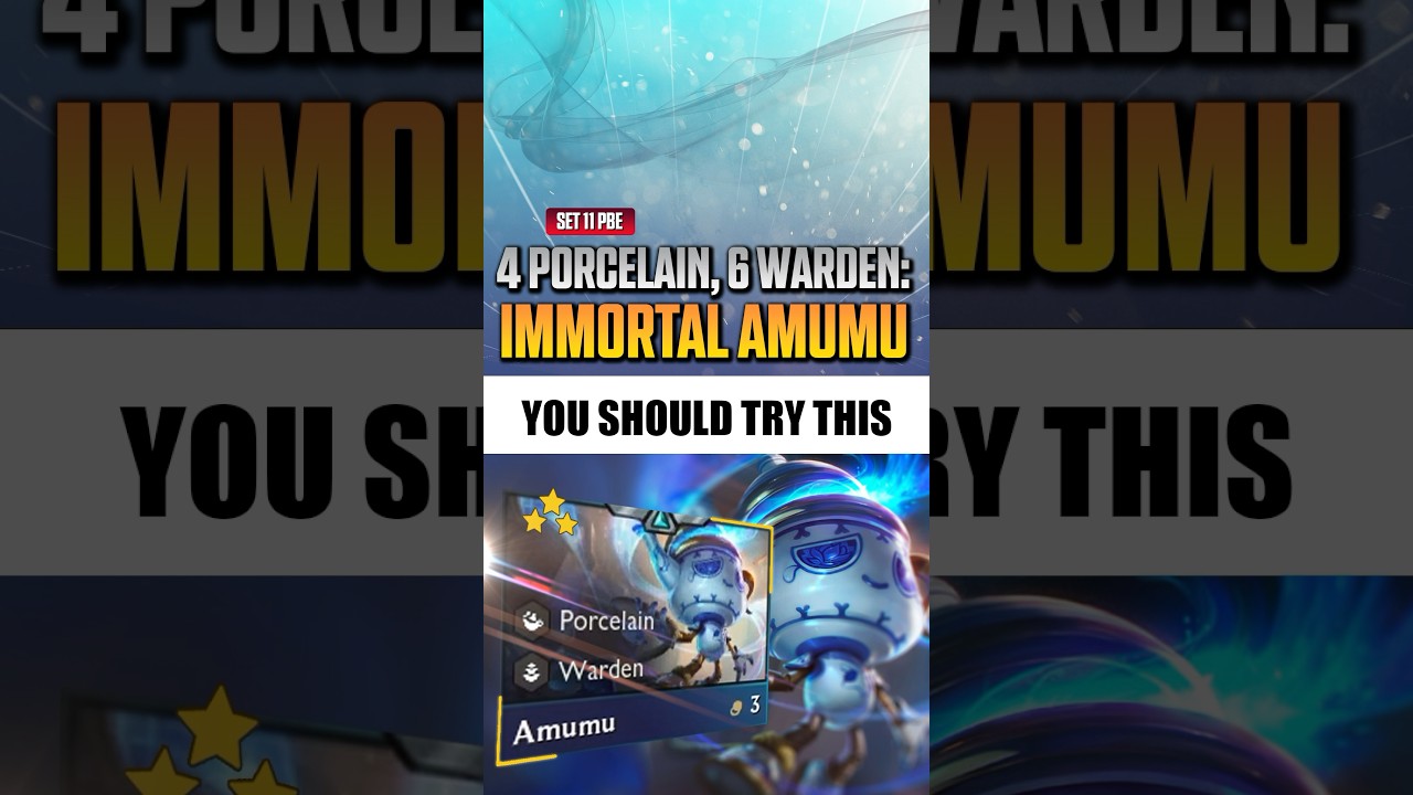 The best tank in Set 11 is Amumu - TFT SET11