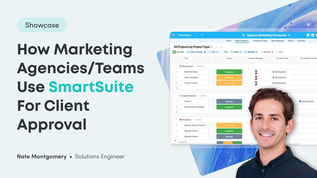 SmartSuite Showcase: How Marketing Agencies/Teams Use SmartSuite for Client Approval (Guest Feature)