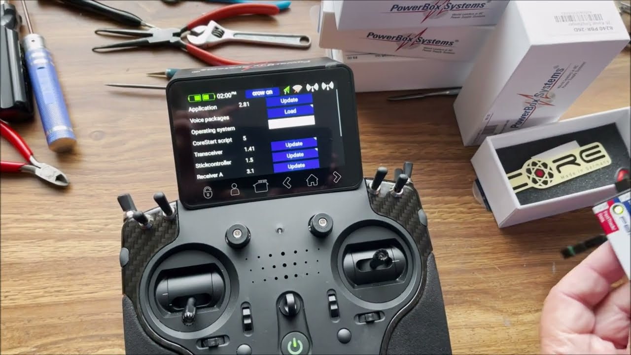 PowerBox-System PBR-26D receiver recall notice Nov 2022 plus how to do firmware update.
