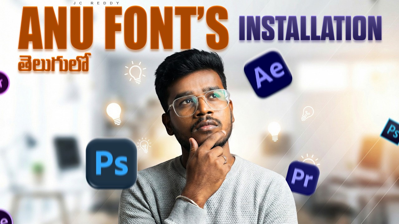 ANU Fonts Installation Process | Telugu Typing Setup (2026 Guide)
