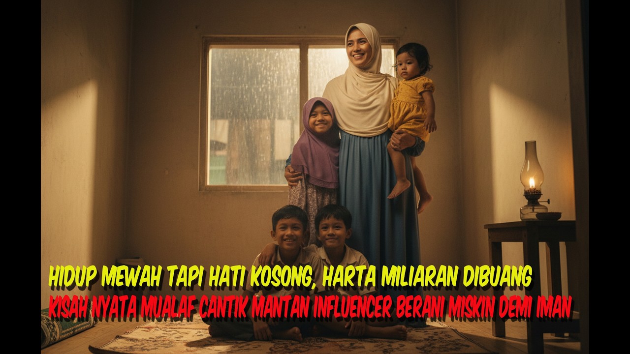 HIDUP MEWAH TAPI HATI KOSONG, HARTA MILIARAN DIBUANG !! KISAH MUALAF CANTIK BERANI MISKIN DEMI IMAN