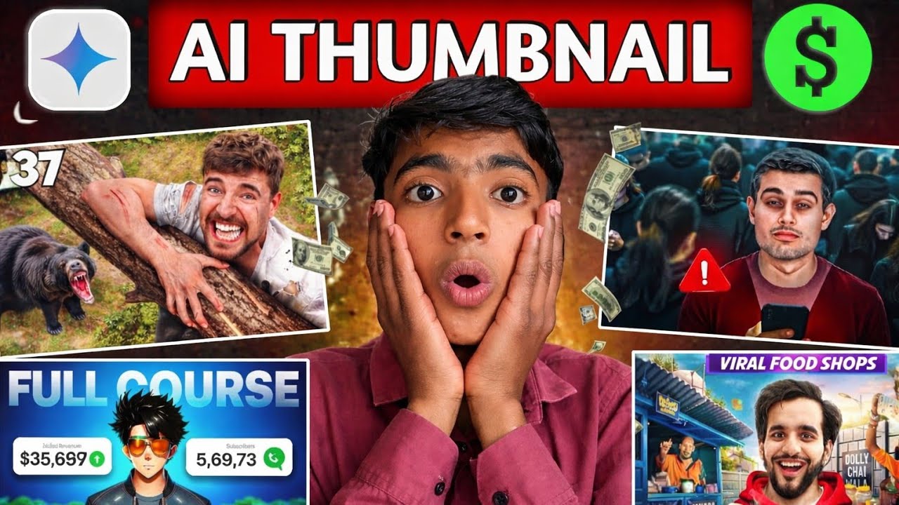 AI Thumbnail Kaise Banaen | How To Make AI Thumbnail for Youtube Videos | Thumbnail Kaise Banaen