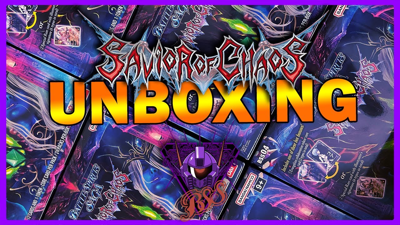 SAVIOR OF CHAOS - UNBOXING 1 | Battle Spirits Saga TCG