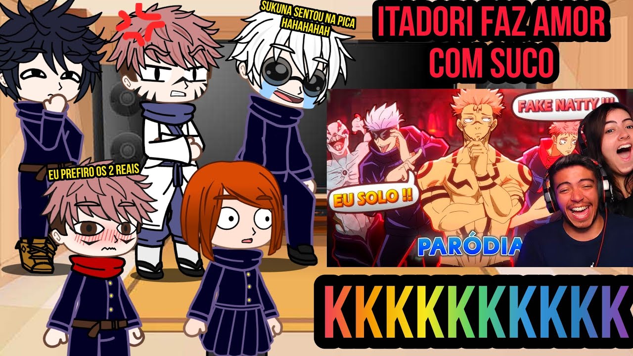 JUJUTSU KAISEN REACT ITADORI FAZ AMOR COM SUCO😂❤️ VOICE MAKERS