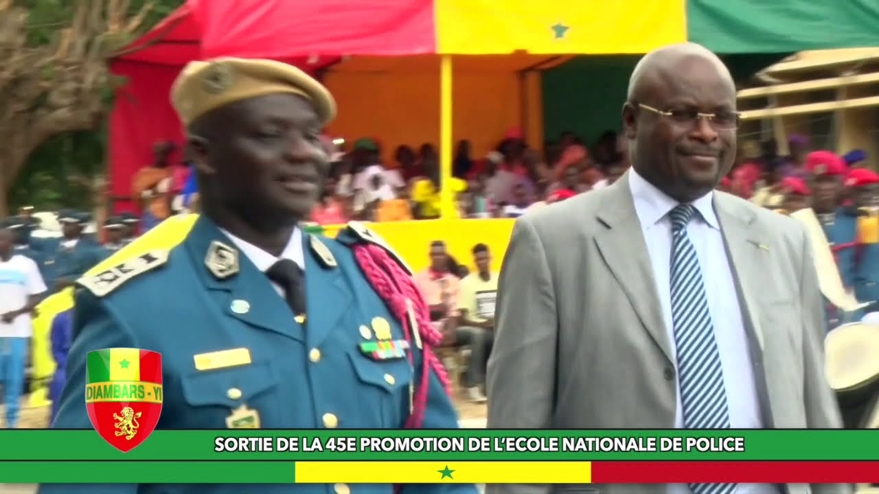 DIAMBARS YI: SORTIE 45éme Promo de ÉCOLE DE POLICE AVEC OUSMANE GUEYE DIRECTEUR DE L'ÉCOLE