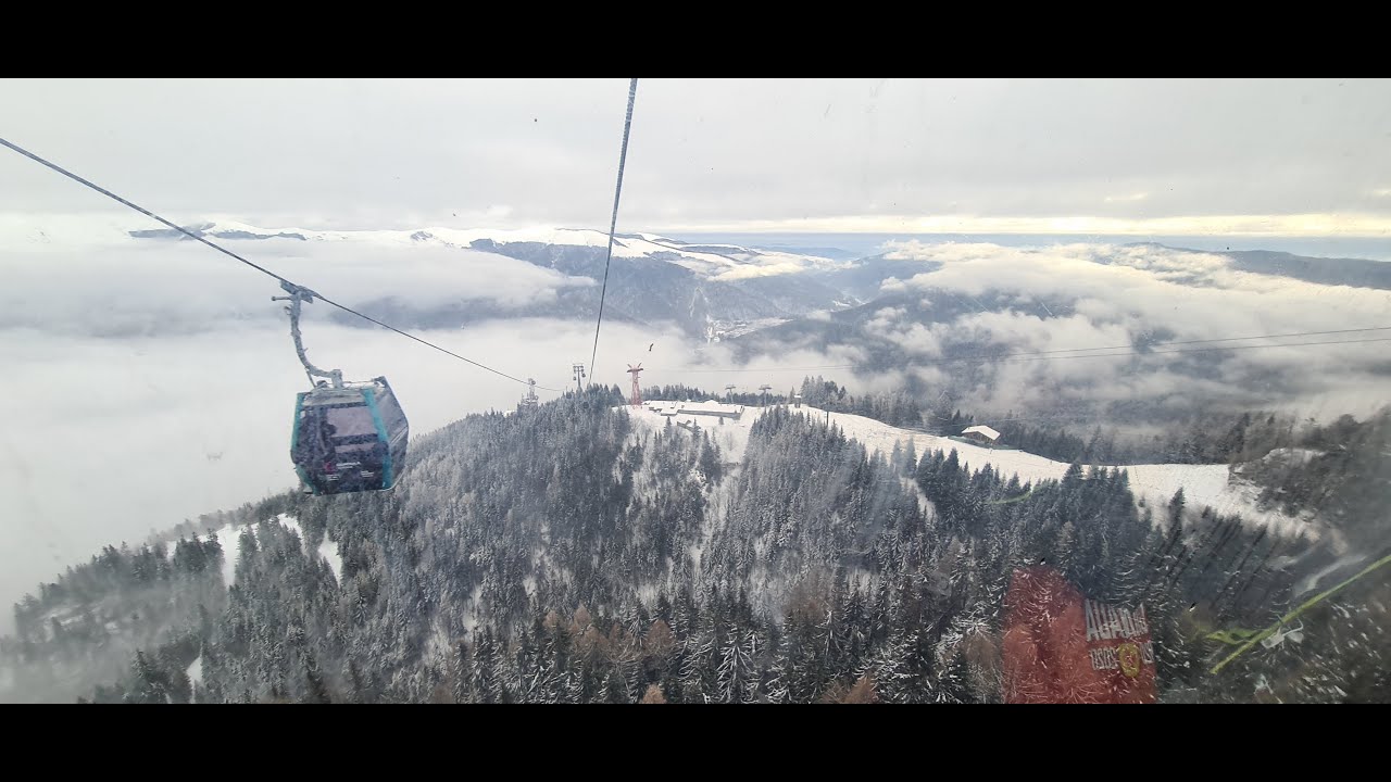 🚡 Coborare Cu Telegondola🚠 Sinaia-Cota 2000⏫Cota 1400⛰️Cota 1000⛰️❄️☃️❄️