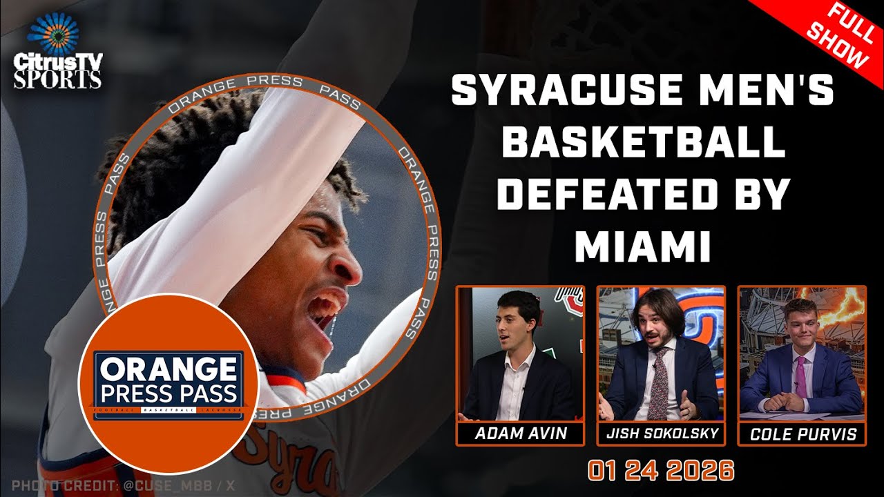 Orange Press Pass | Miami Men's Basketball | January 24th, 2026