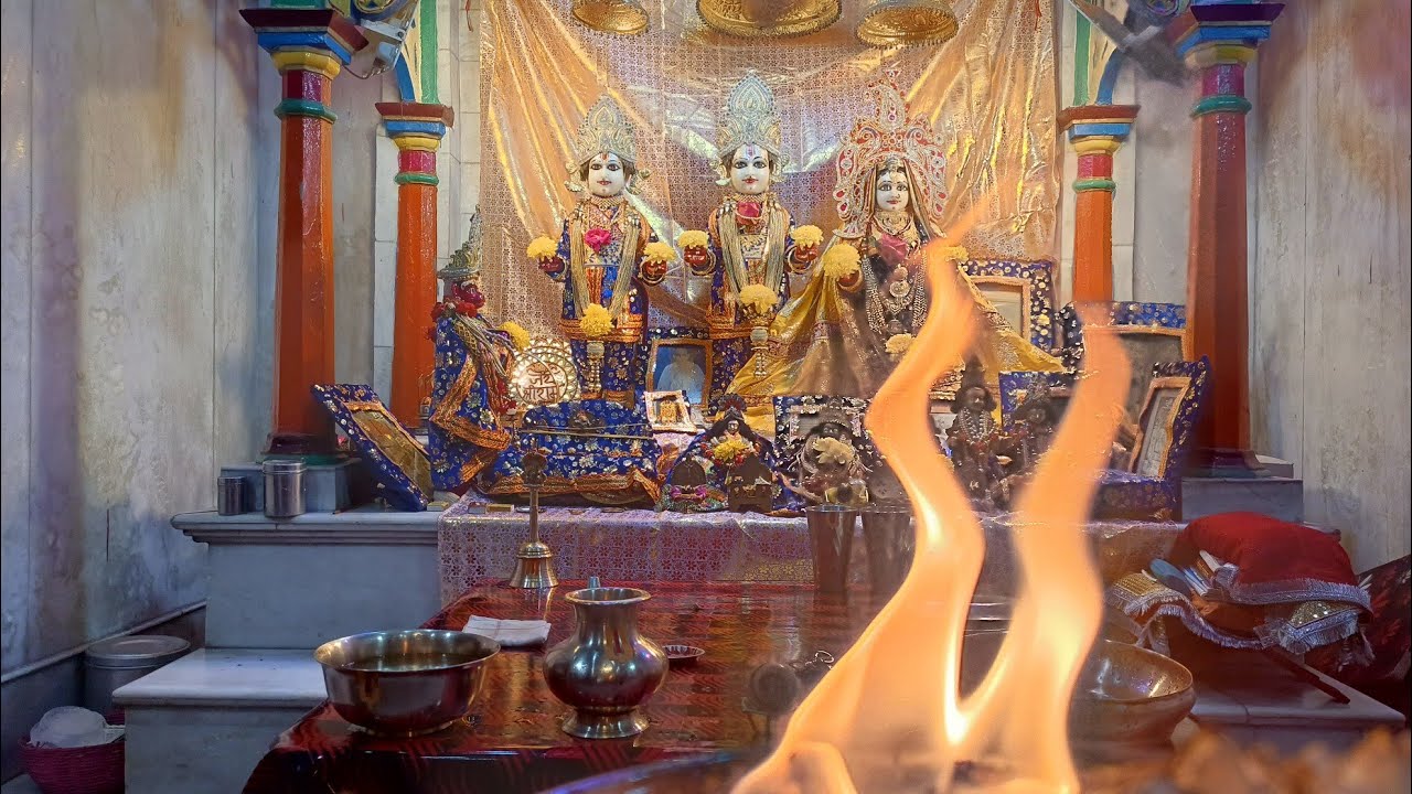 LIVE :- मंगला श्रृंगार आरती दर्शन🙏!! गुरुवार!! 22jan#trending#bhakti#jaishreeram #panchmandir#aarti