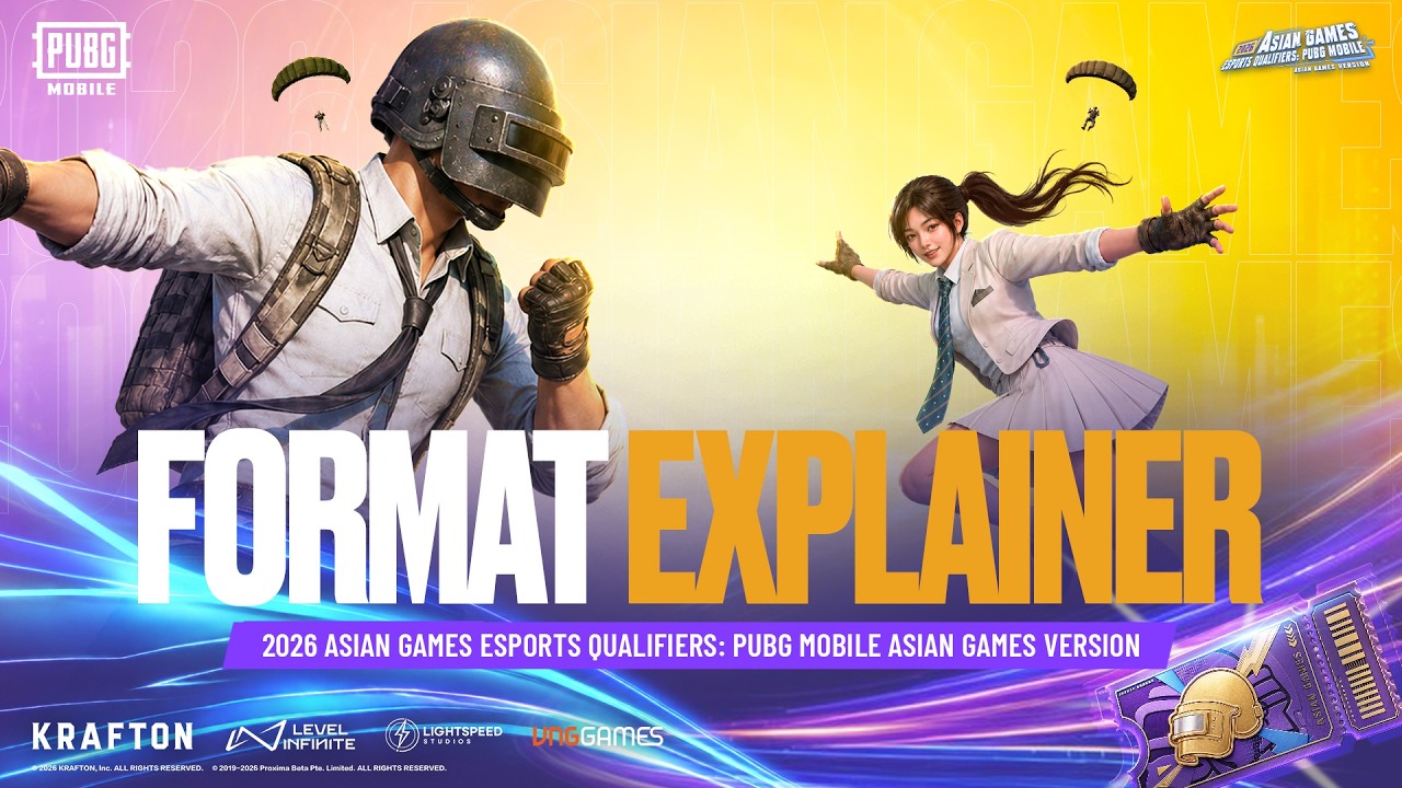 Разбор формата | Отборочный турнир по киберспорту Азиатских игр 2026: PUBG MOBILE Asian Games Ver...