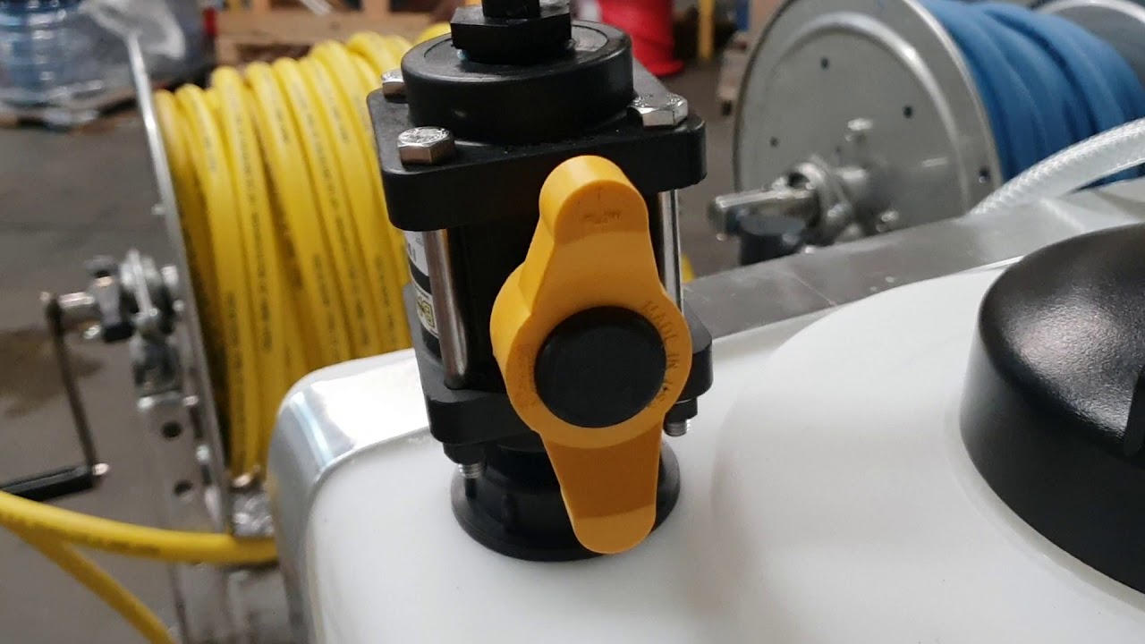 Soft wash equipment,  flush valve overview