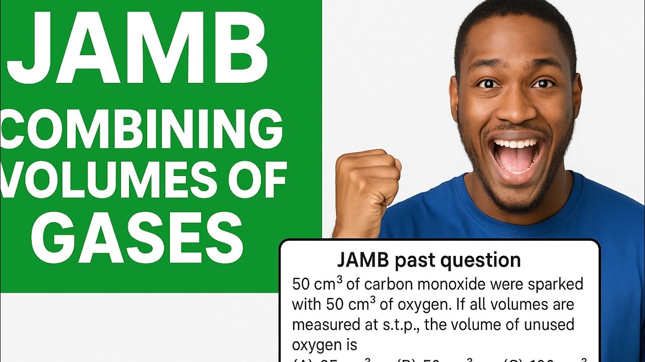 JAMB Chemistry 2026: How to Solve Combining Volumes of Gases Easily