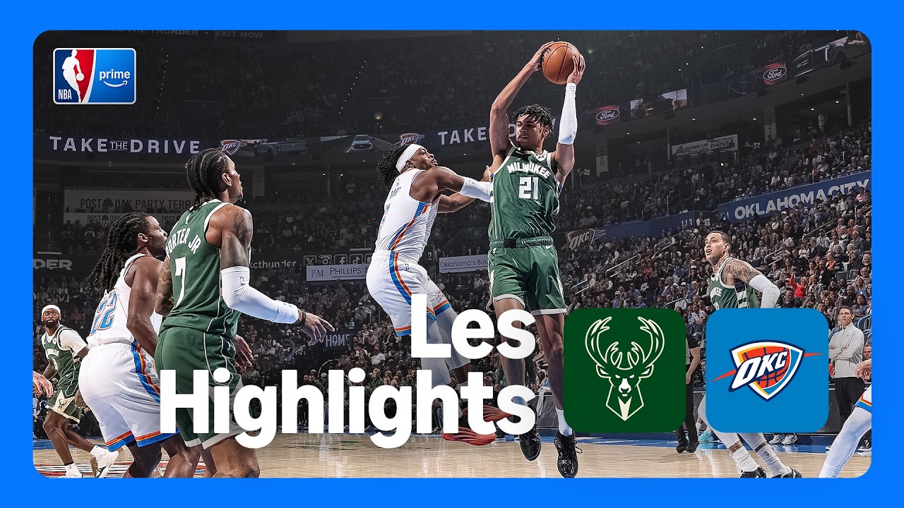 🏀 BUCKS @ THUNDER | LE RÉSUMÉ COMPLET DU MATCH | Vendredi 13 février 2026
