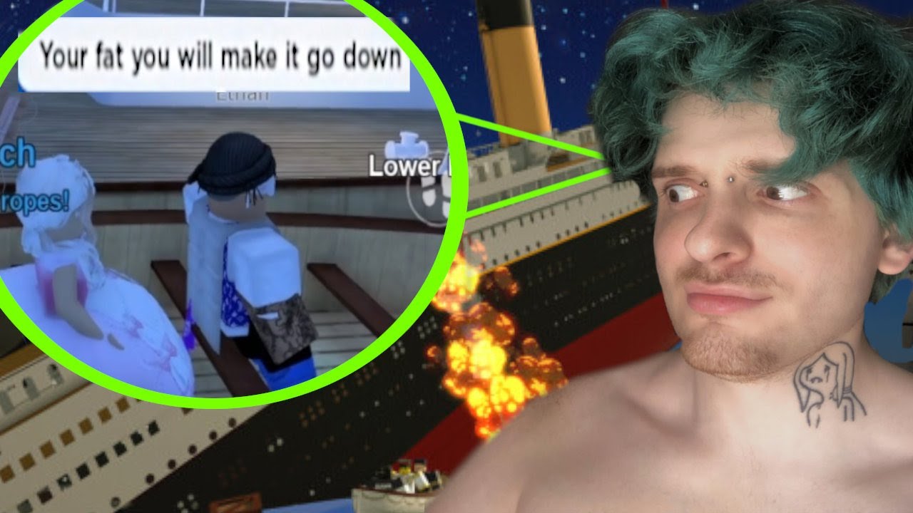 ROBLOX TITANIC KID НАЗВАЛ МЕНЯ УБЛЮДКОМ