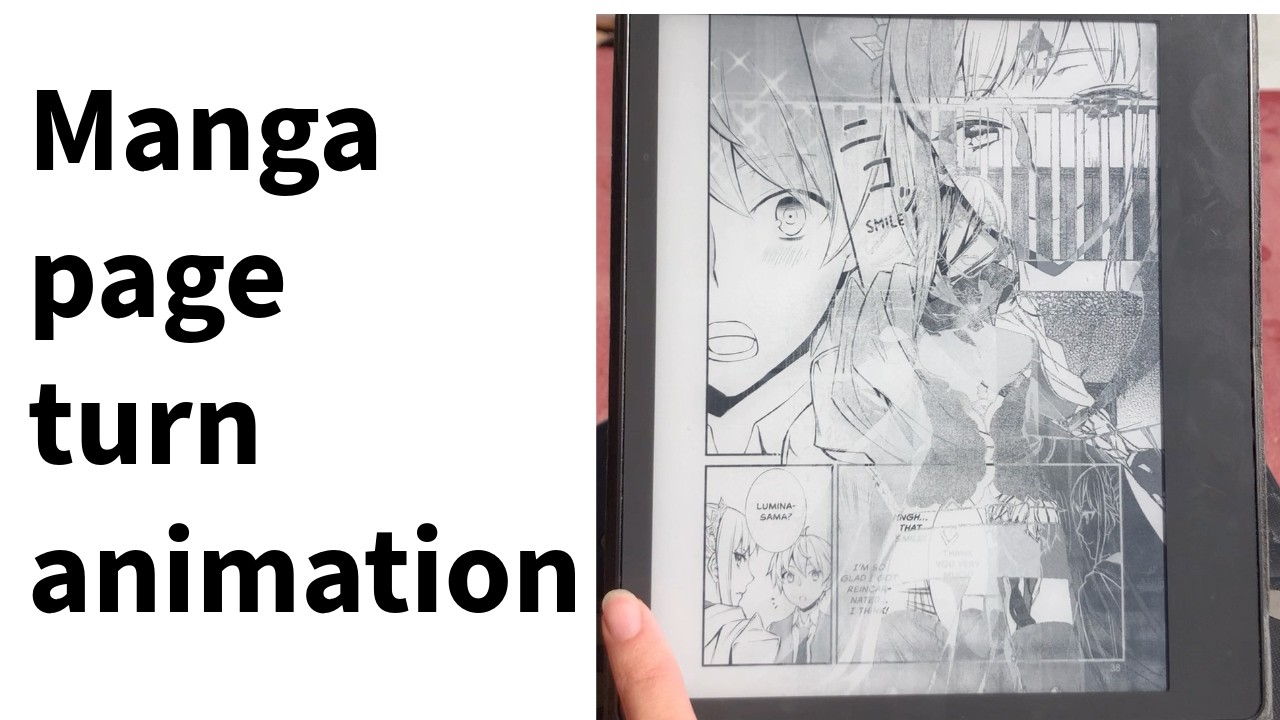 Как включить анимацию перелистывания страниц манги на Kindle