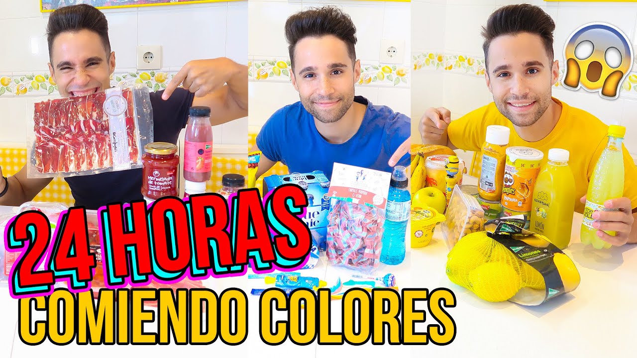 24 horas comiendo por COLORES, All day eating food colors MAYDEN (RECOPILACI&Oacute;N)