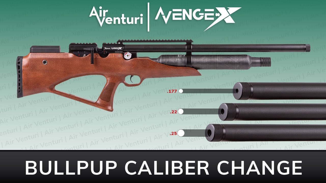 Avenge-X Bullpup Caliber Change with Cory from AirVenturi