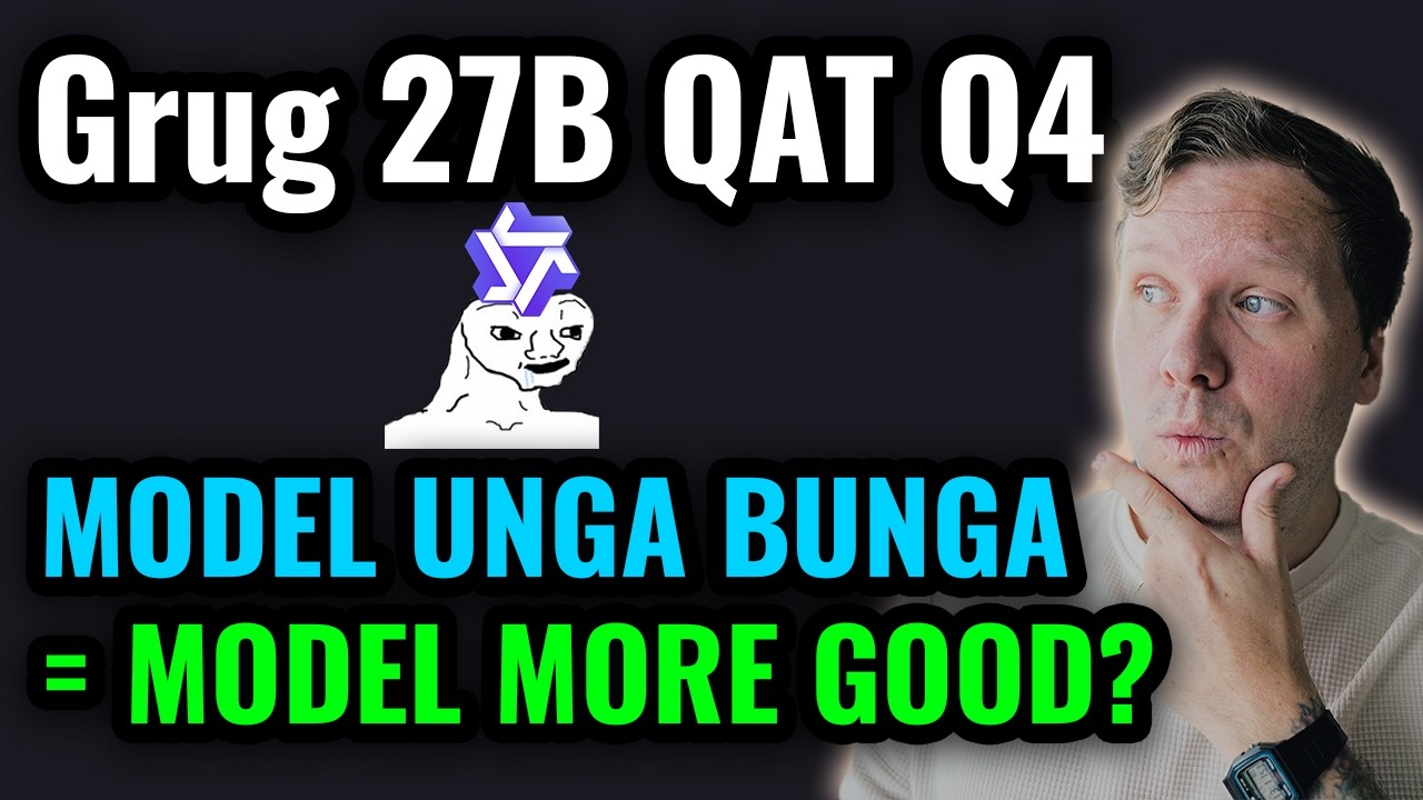 Тестирование Grug 27B QAT Q4 против Qwen 27B Q4 &mdash; запуск локальной LLM на 16 ГБ