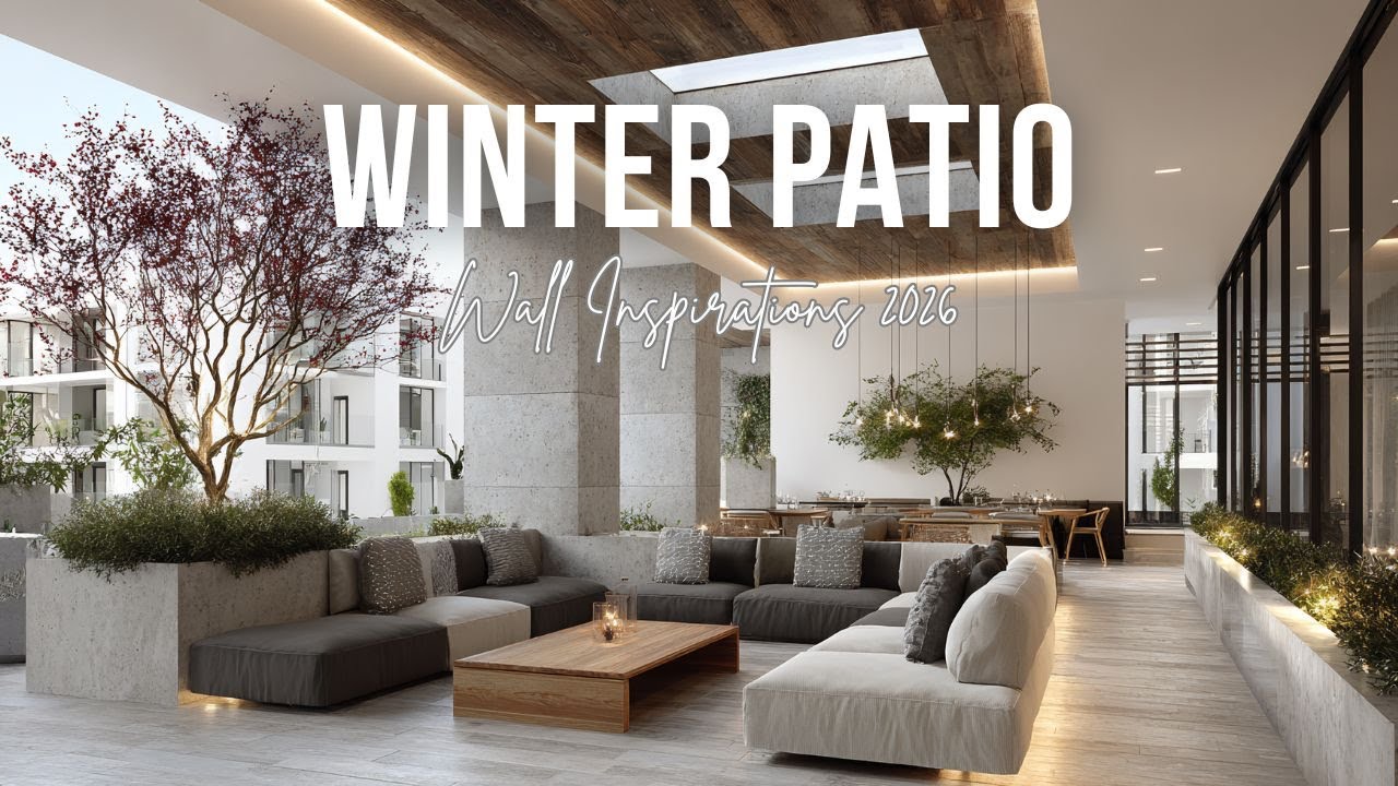 Elegant Winter Patio Wall Inspirations 2026 Bringing Soft Light and Seasonal Warmth