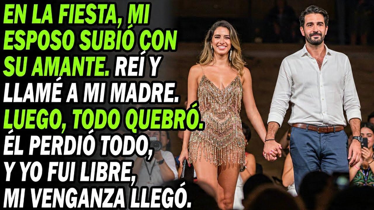 En La Fiesta De La Empresa, Mi Esposo Subió Con Su Amante. Reí Y Llamé A Mi Madre. Luego, Quebró