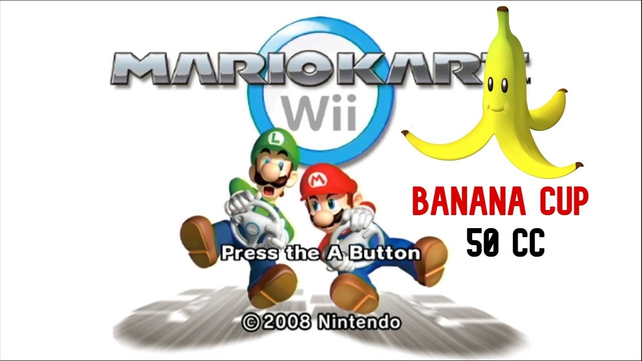 Mario Kart Wii Banana Cup 50 cc