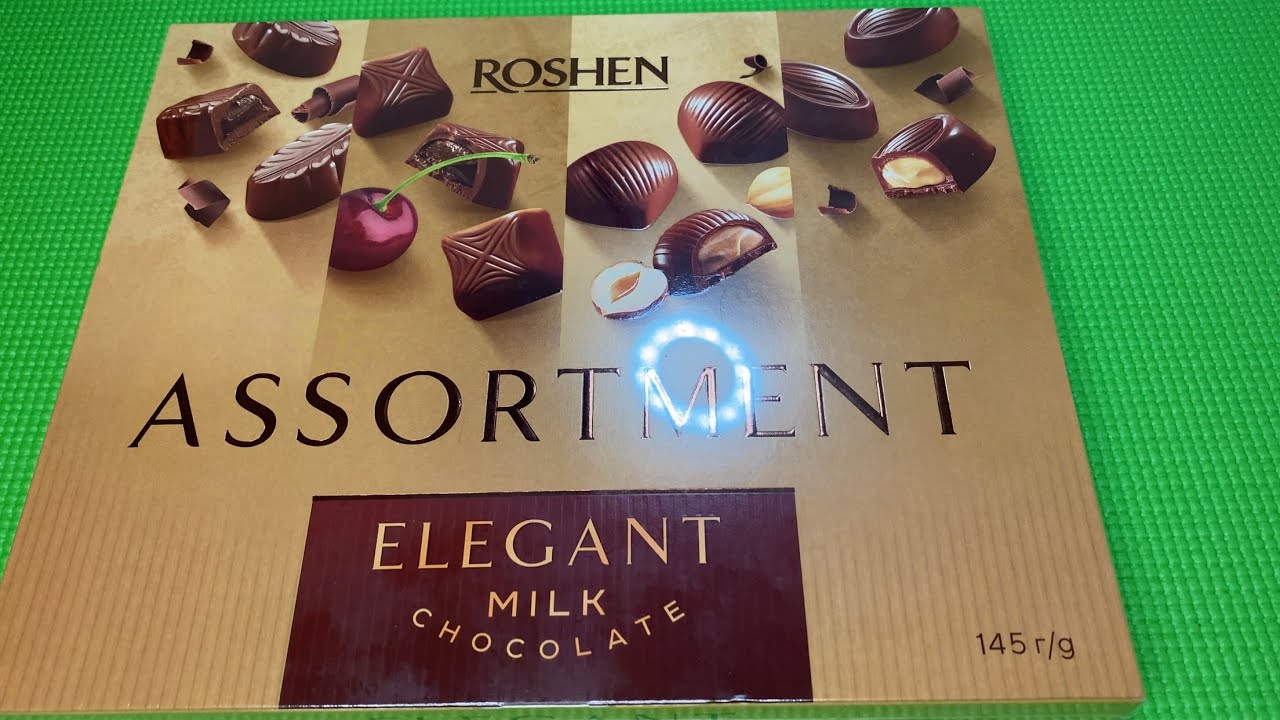 Elegant Milk Chocolate Roshen Unboxing | Chocolate Unboxing | Satisfying Video #chocolate