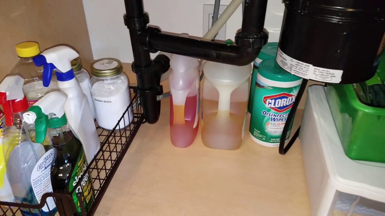 Organizando debajo de el fregadero | under sink organization