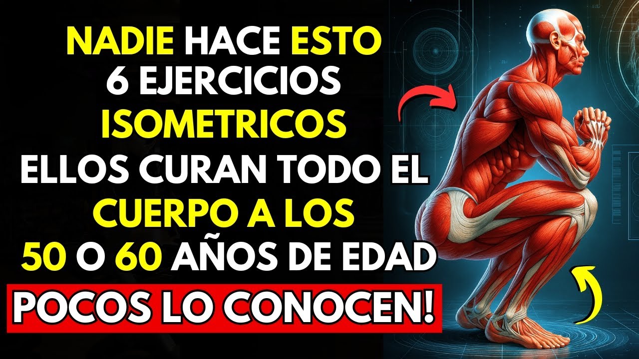 6 Ejercicios Isométricos que NECESITAS para Fortalecer Todo tu Cuerpo – ¡Hazlos en Casa!