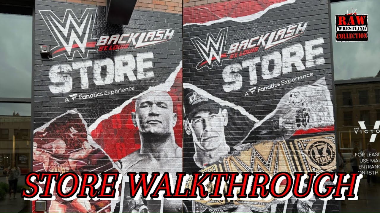 WWE BACKLASH FULL STORE WALKTHROUGH | ST LOUIS MISSOURI |