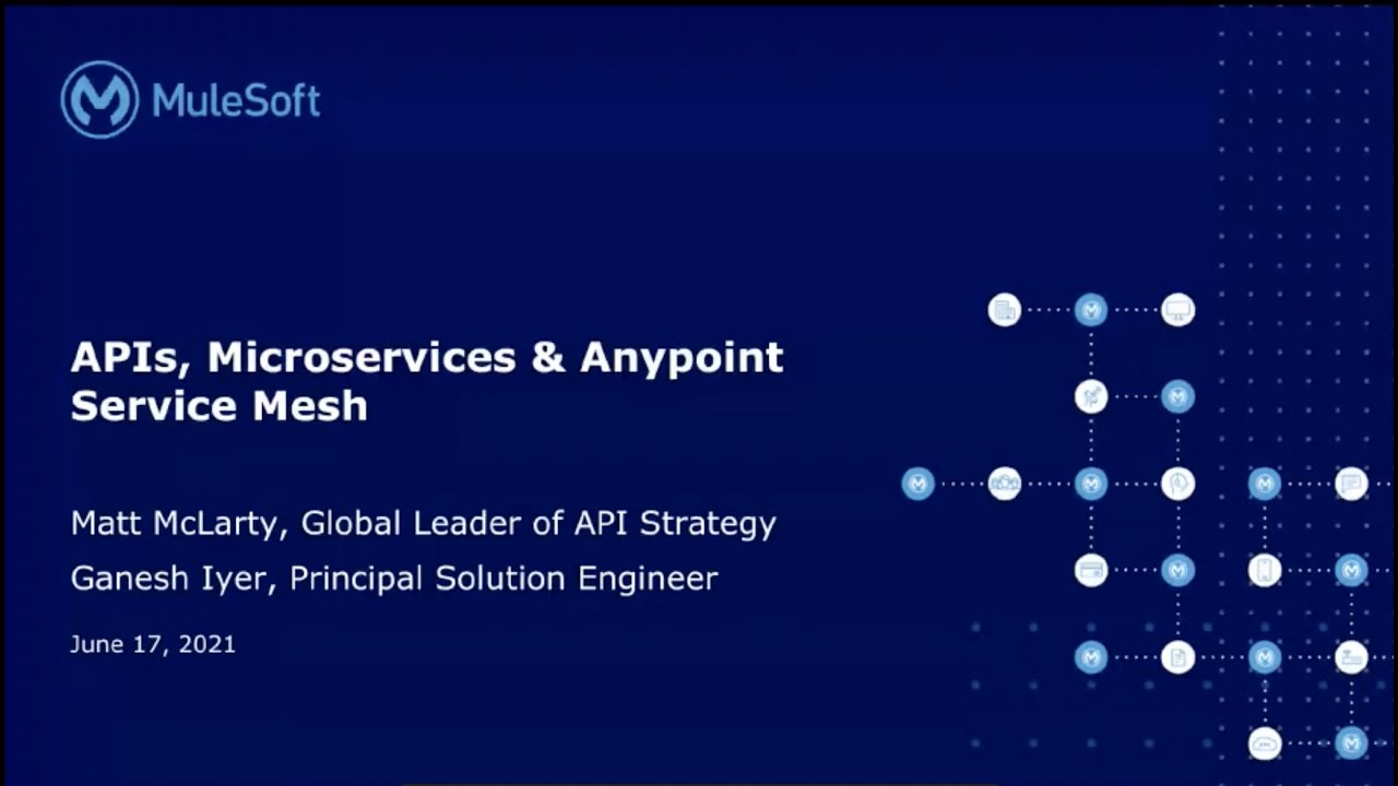 APIs, Microservices and Anypoint Service Mesh
