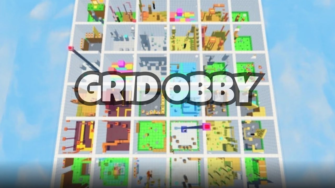 Grid Obby 2k | Roblox Parkour | Copyright-Free Gameplay | Free To Use
