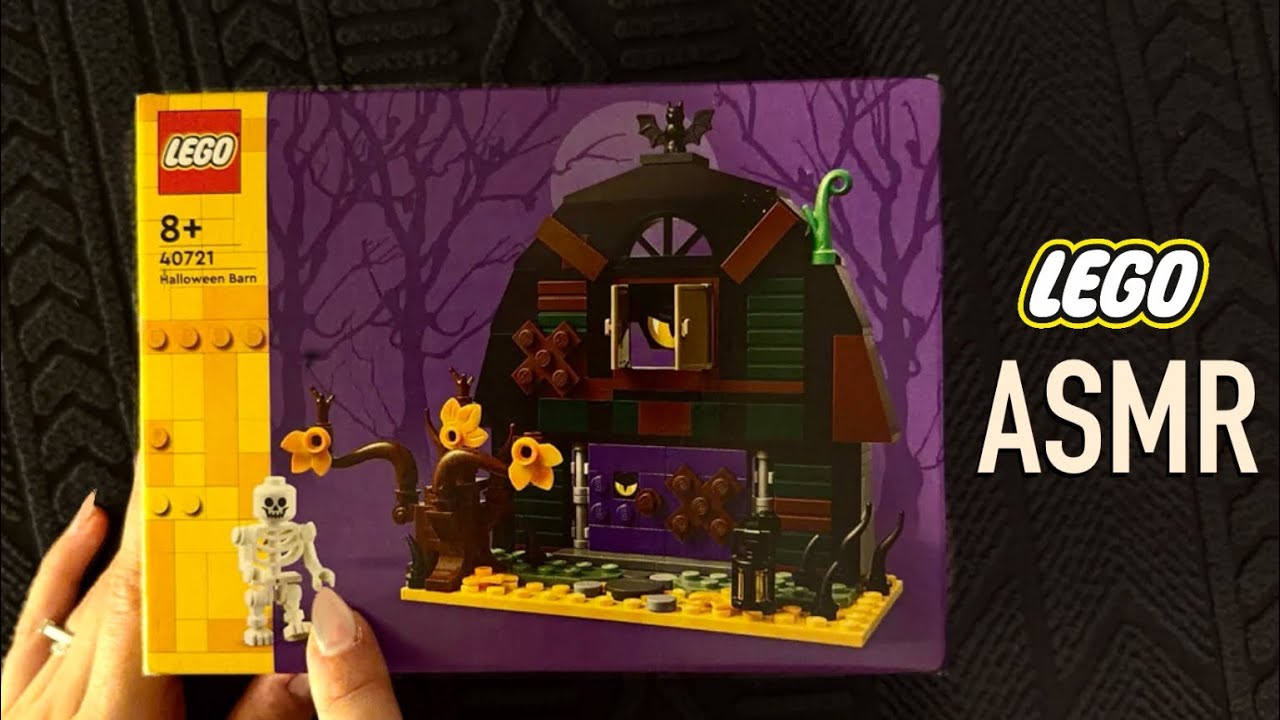 😴 ASMR LEGO HALLOWEEN Barn 🎃 Satisfying Clicky Bricks & Deep Relaxation