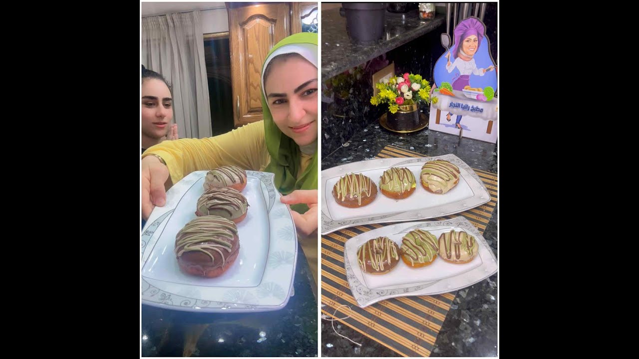 البامبوليني و الدوناتس  كما قال كتاب أبلة نظيره 👌🏻💯احلى من الجاهز ✅