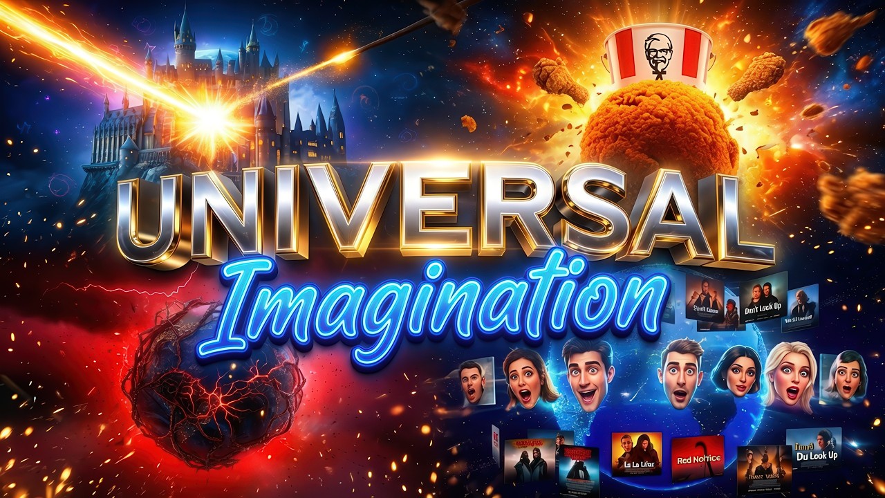 Universal Studios Intro in Different Worlds