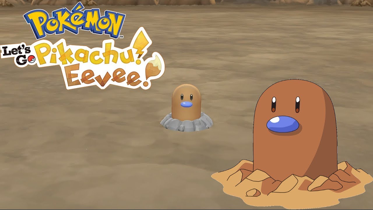 NEW SHINY! Live Shiny Diglett in Pokemon Lets go Pikachu & Eevee!
