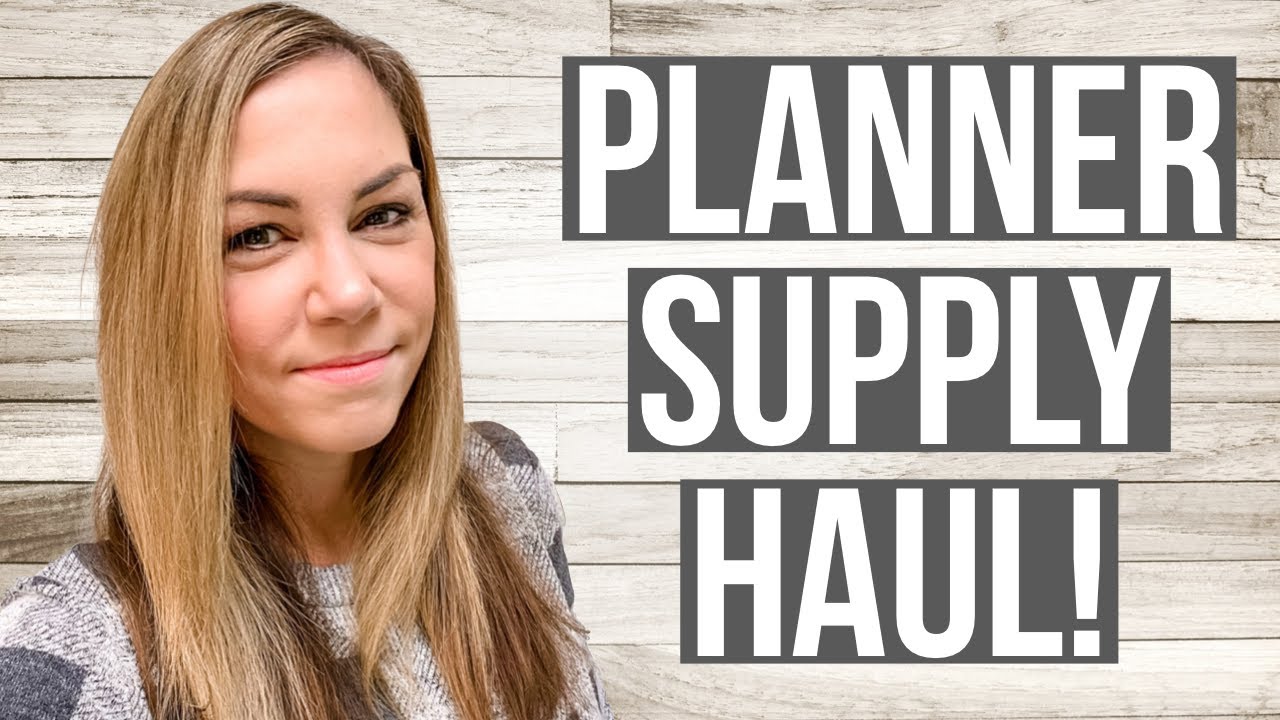 Пополнение запасов для планировщиков! Распаковываю недавние заказы с Amazon, The Happy Planner и ...