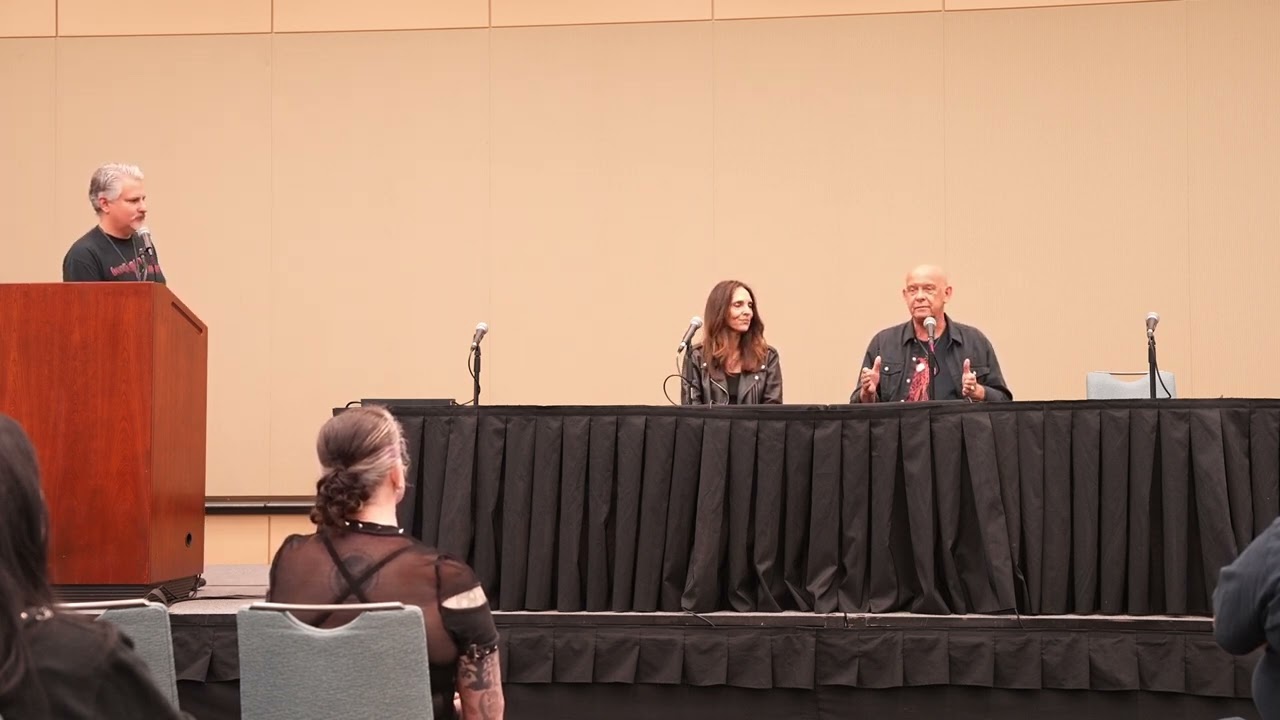 Hellraiser Panel - Doug Bradley (Pinhead) and Ashley Laurence at CT HorrorFest 2024