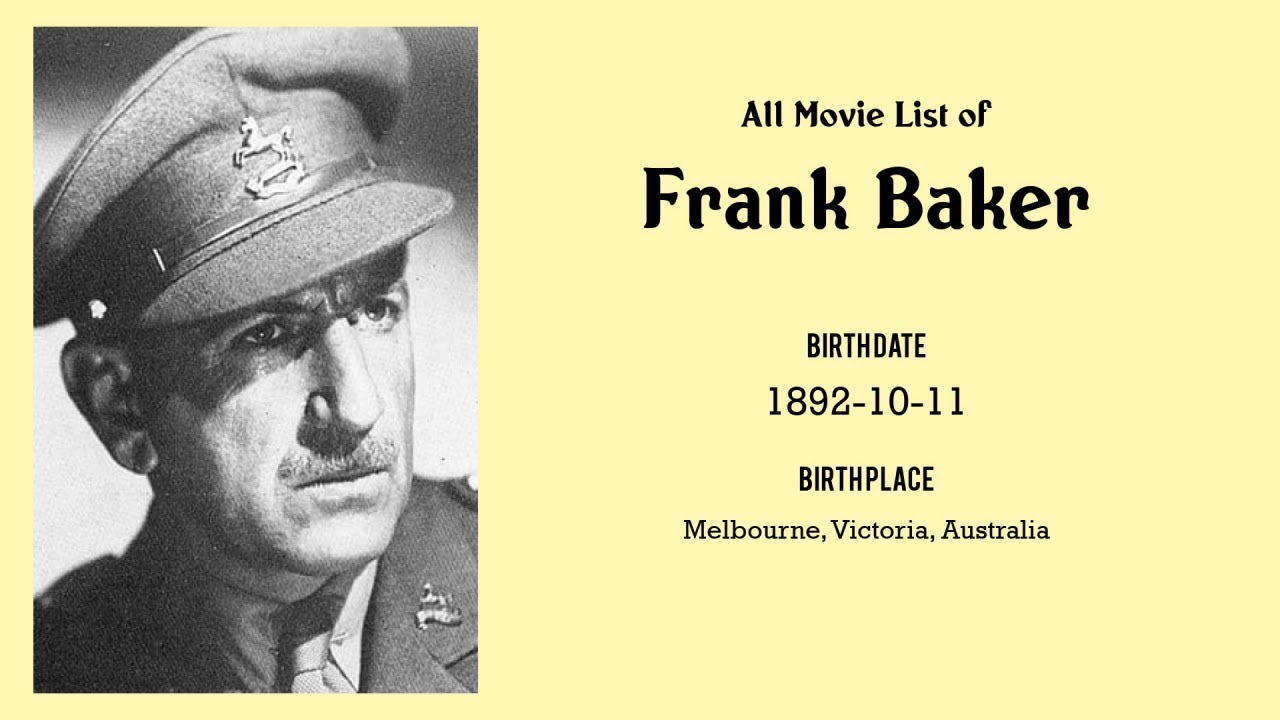 Frank Baker Movies list Frank Baker| Filmography of Frank Baker