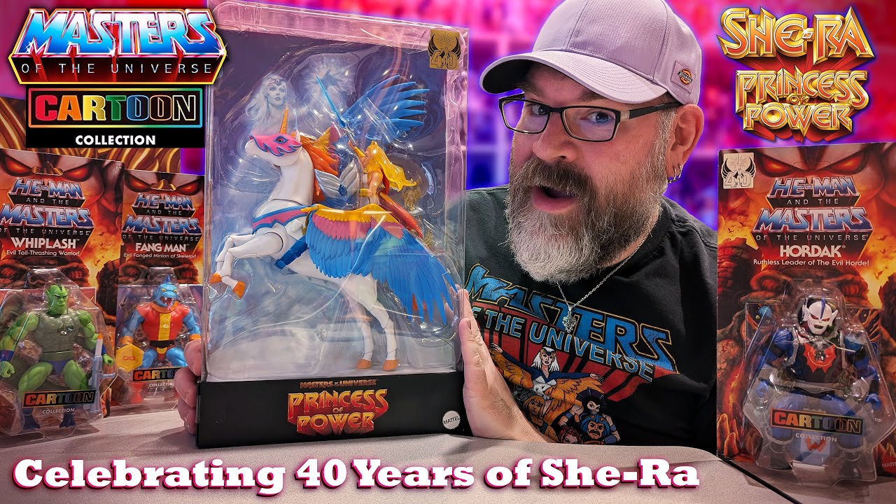 She-Ra & Swift Wind 2-Pack | MotU Cartoon Collection Hordak, Fang Man & Whiplash Unboxing & Review