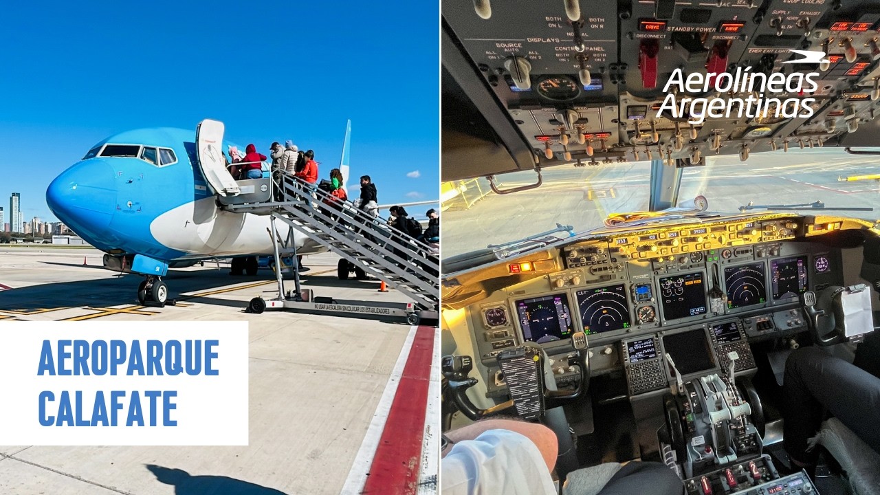 Volando de Aeroparque a El Calafate en un Boeing 737-800 de Aerolíneas Argentinas | Crónica de vuelo