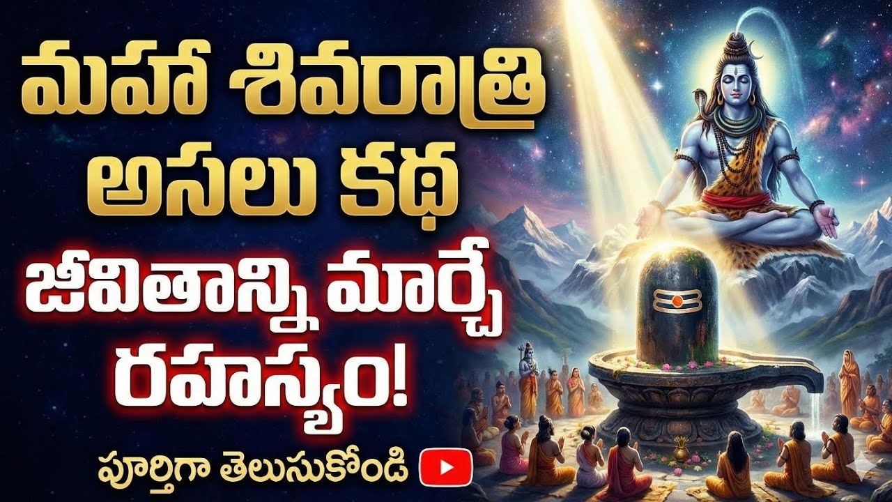 శివుడు లింగంగా మారిన రాత్రి ఇదే! | The Real Mystery & Full Story of Maha Shivaratri 2026