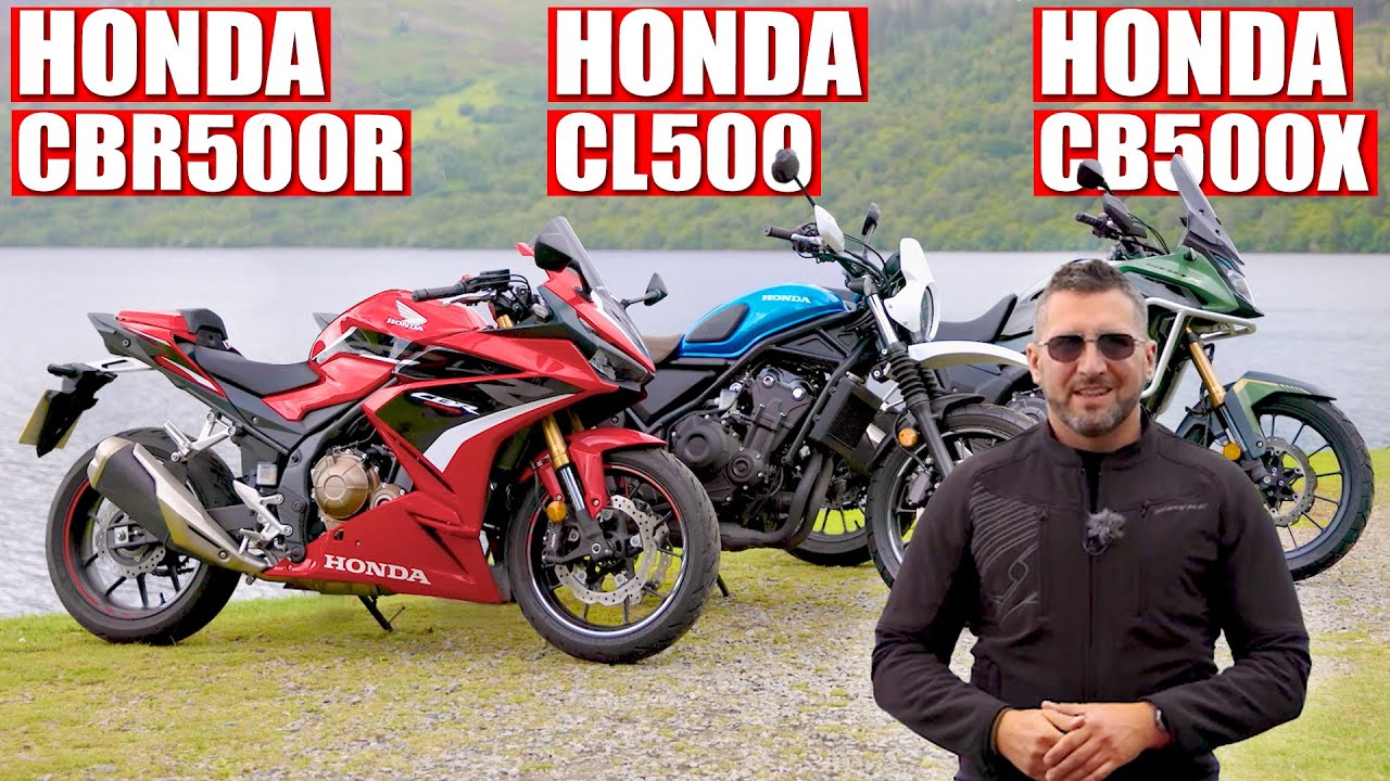 Jaki motocykl na kategorię A2? Honda CBR500R, Honda CL500, Honda CB500X, Hornet 750. Który najlepszy