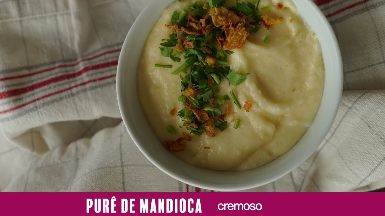 Purê de mandioca