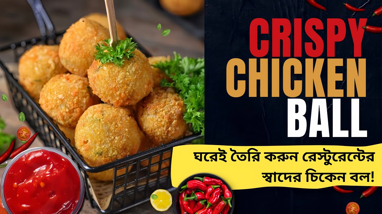 Crispy Chicken Ball || Fried Chicken Ball  Recipe Bangla