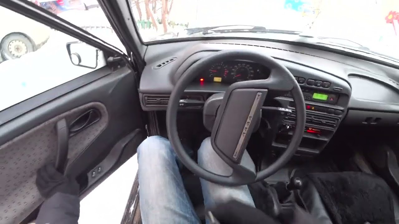 ЕДУ НА ВАЗ 2114 - В ГОРОДЕ ХОЛОД И ВЕТЕР!