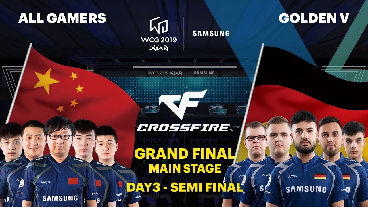 WCG 2019 GF | Полуфинал Crossfire, матч 2, второй сет | ALL GAMERS против GOLDEN V