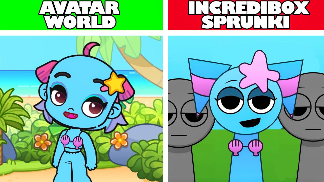 NEW MOD! 😱 Incredibox Sprunki VS Avatar World - Normal Versions VS Horror Versions