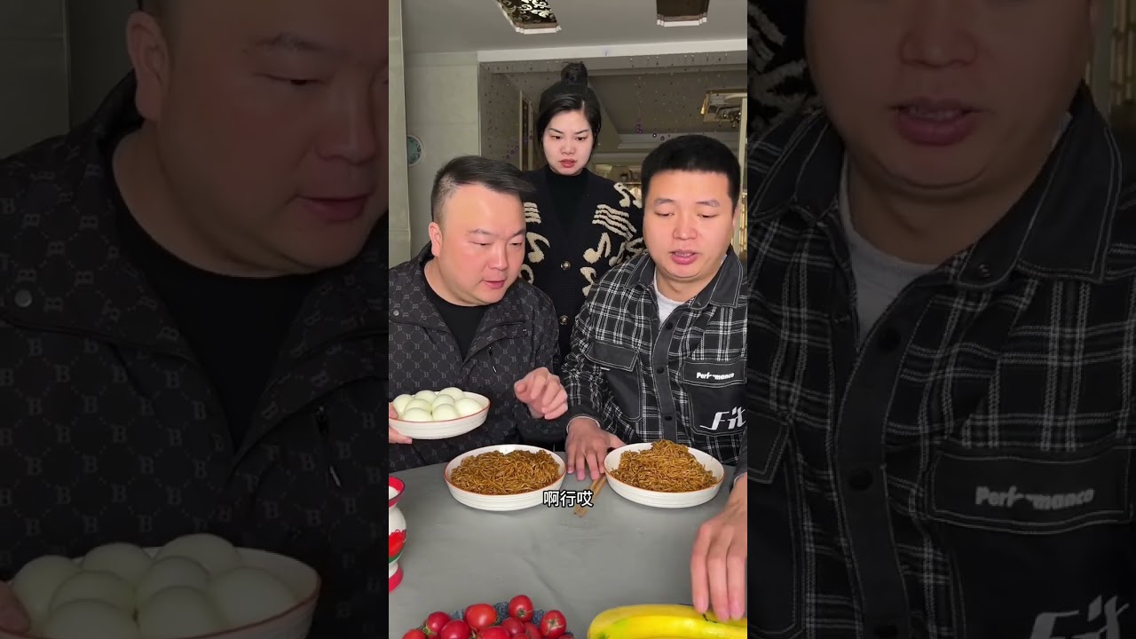 My stupid husband put wasabi in his noodles, so I made him eat it himself.